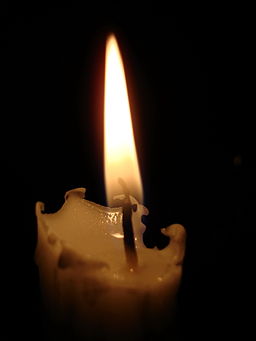 Candle burning