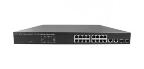 16 Channel POE switch with uplink