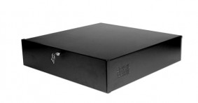 DVR VCR Desktop Security Lockbox with Fan - Low Profile