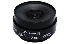 2.5mm Fixed Iris CS Mount Lens