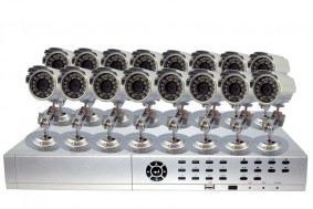 16 Camera CCTV System with H264 DVR
