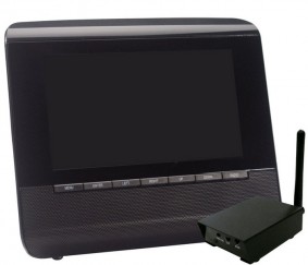 Covert Digital Picture Frame with RCA Receiver