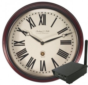 Hidden Digital Wireless Wall Clock with RCA Receiver