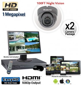 HD 2 Vandal Proof Dome Camera System