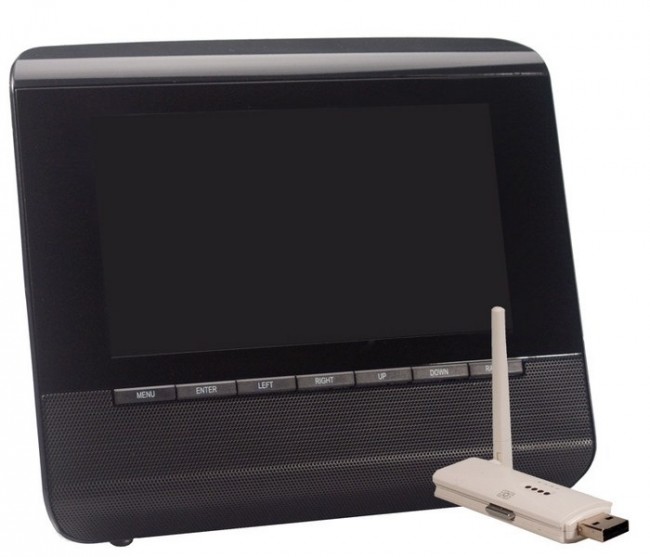 Covert Digital Picture Frame with USB Reciever with Remote View