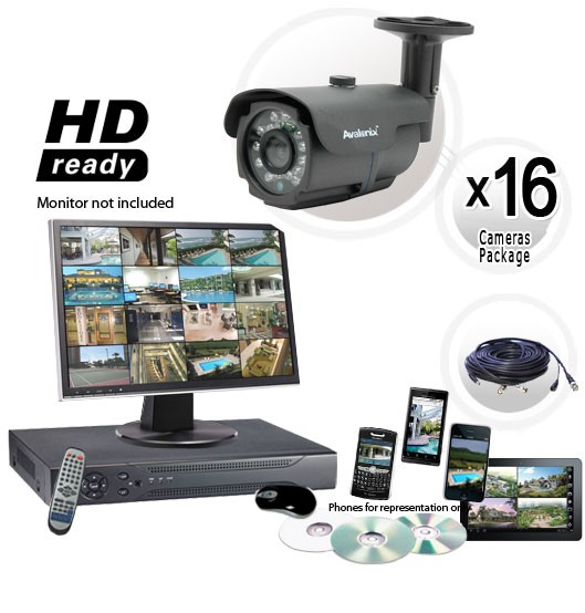16 cctv cheap camera system price