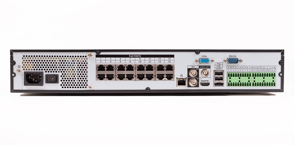 16 Channel NVR with Built-in POE