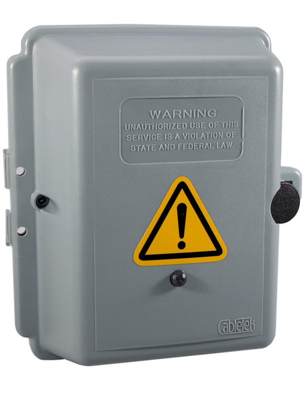 standalone electric box camera with motion activated recording