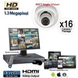 1.3 Megapixel 16 Dome Camera System