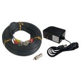 Camera Pack - 25ft All-in-one Video/Power Cable and Power Supply for Cameras without Infrared