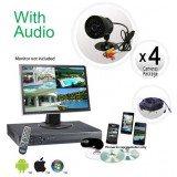 4 Camera System with Audio