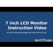 How to Use 7 inch BNC Security Monitor by 123CCTV 
