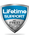 Lifetime Technical Support on all purchases