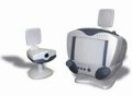 Indoor Clover 4 Channel 2.4GHz Wireless Security Camera System, Black & White