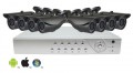 8 Camera Security System with 600TVL Cameras 130ft Night Vision