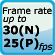 30fps Recording Frame Rate