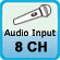 8 Channel Audio Inputs