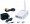 Wireless Receiver comes with power supply and rca cable with BNC adapters