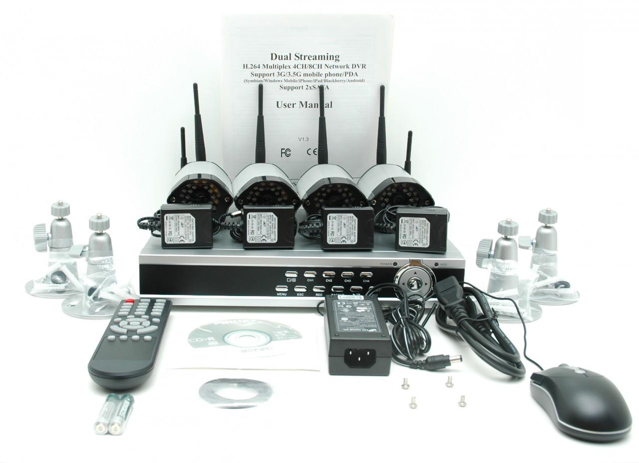 Join 4 Camera Wireless Camera System with 4 Cameras