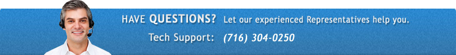 Let our experienced representatives help you. Call 716-304-0250